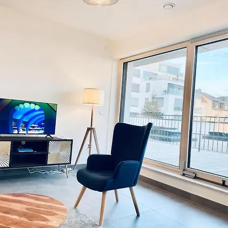Luxury New Flat In Center With Terrace And Parking-142-99 Appartement Luxemburg